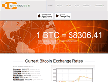 Tablet Screenshot of coinaccess.com